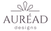 Auread Designs logo with decorative element on a white background