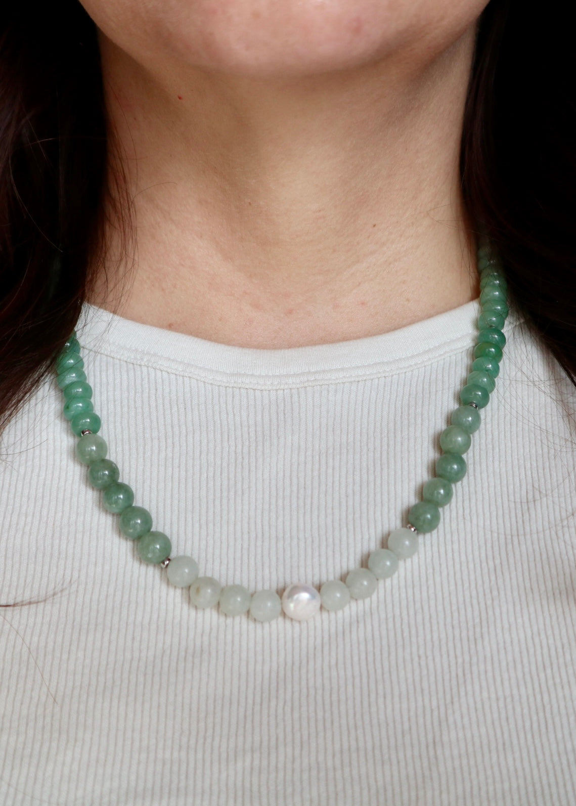 Meadowe – Jade & Grape Agate Necklace