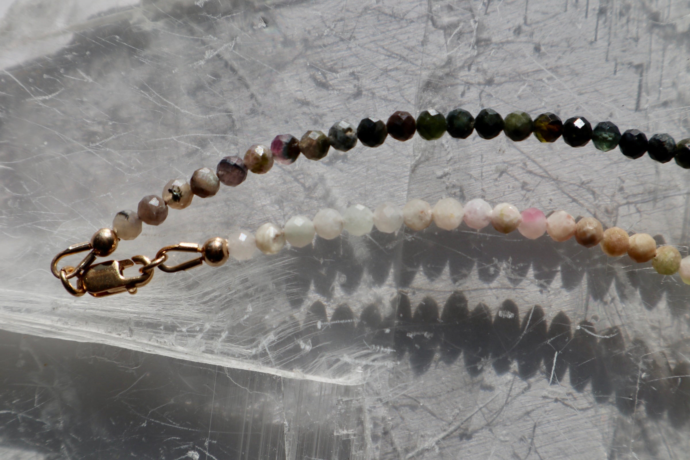 Aurora – Tourmaline Gradient Necklace