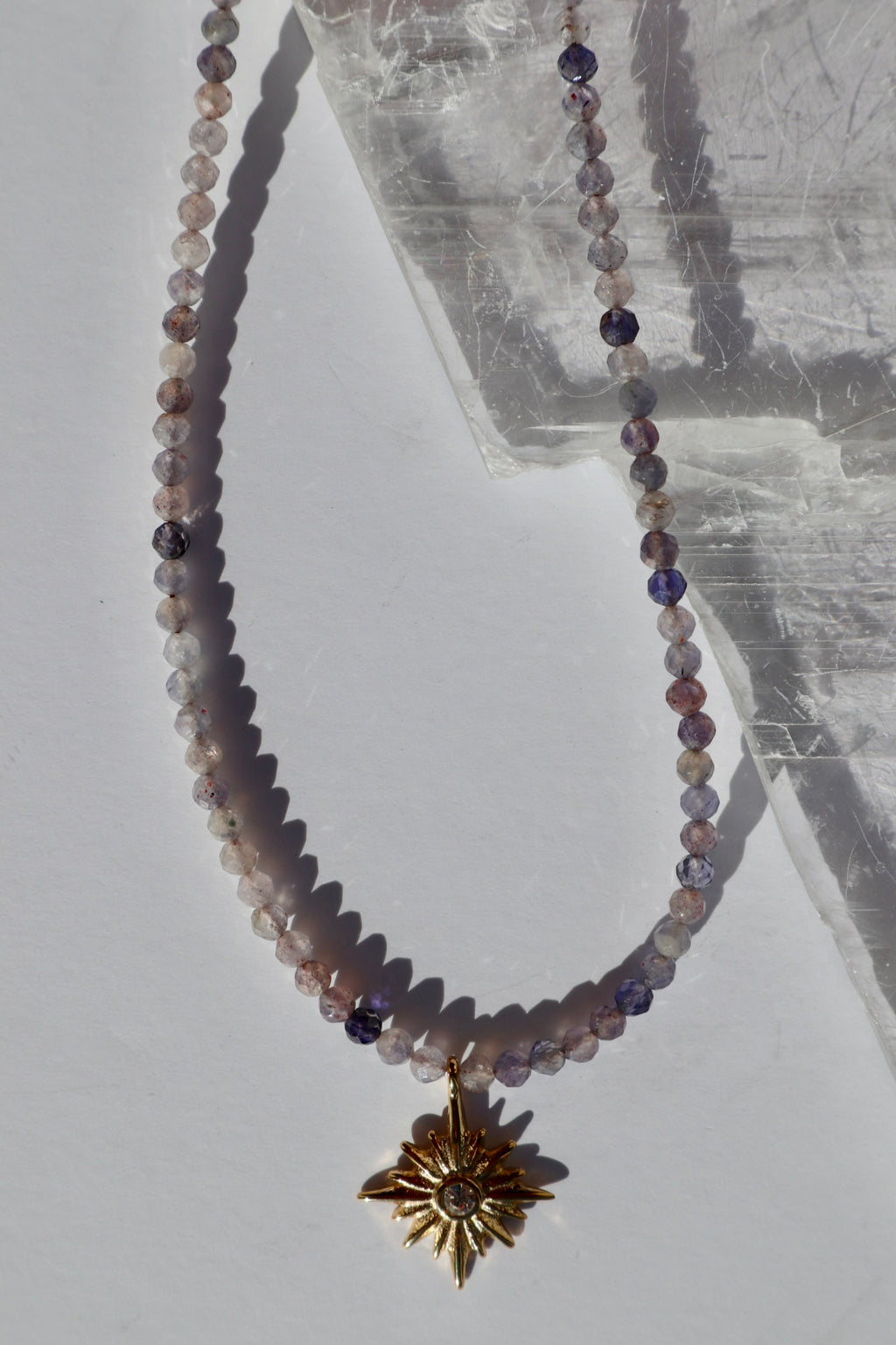 Astrielle – Iolite Star Pendant Necklace