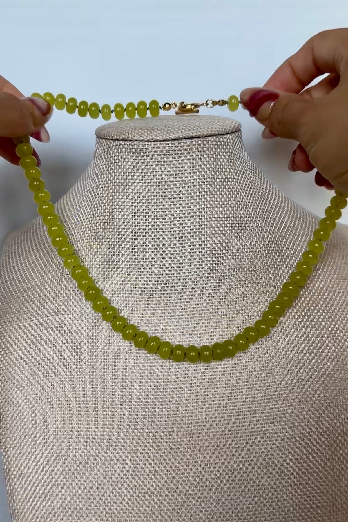 Ledge – Lemon Jade Gemstone Necklace